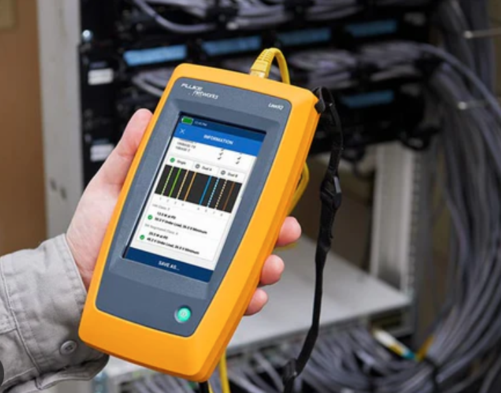 Network Testing with Fluke Tester